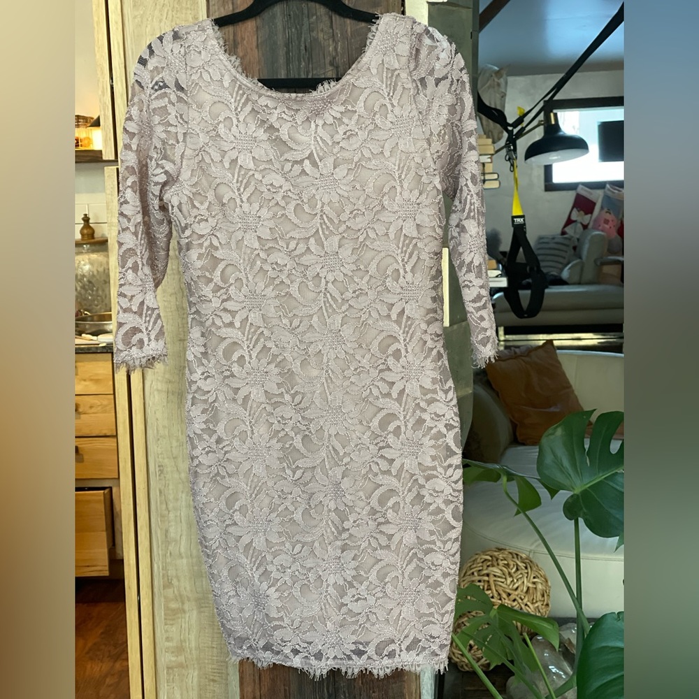 Type Z fitted lace dress